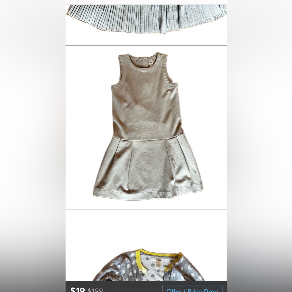 Bundle of 3 things by Oshkosh Skirt dress and a cardigan